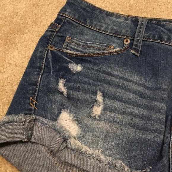 Mudd Flx Stretch Low Rise Denim Shorts - Picture 6 of 7